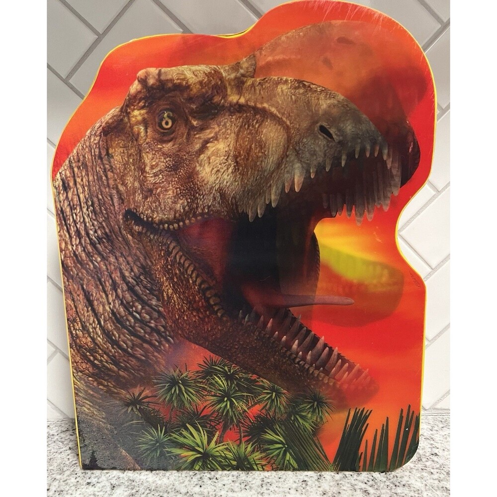 Learning Adventures Dinosaurs Activity Kit Diorama Stickers 3D Models Incomplete